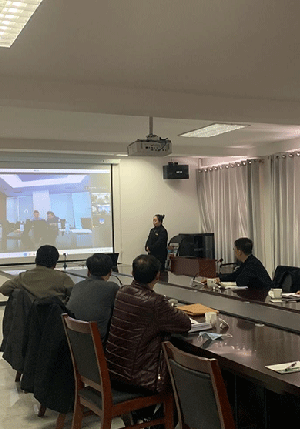清西陵管委会副主任杜阳同志带队在清西陵与中青旅遨游技术团队进行了视频会议