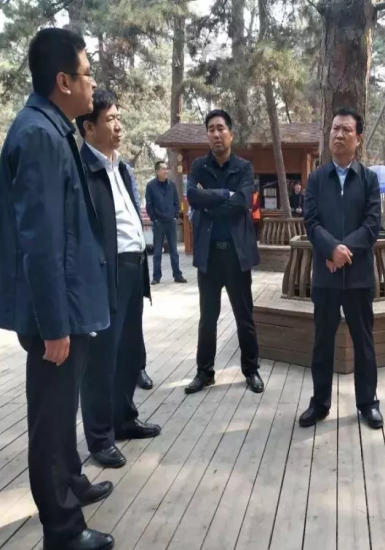 县长刘杰就清西陵景区环境卫生综合整治、全省文化进景区现场会筹备及景区防火